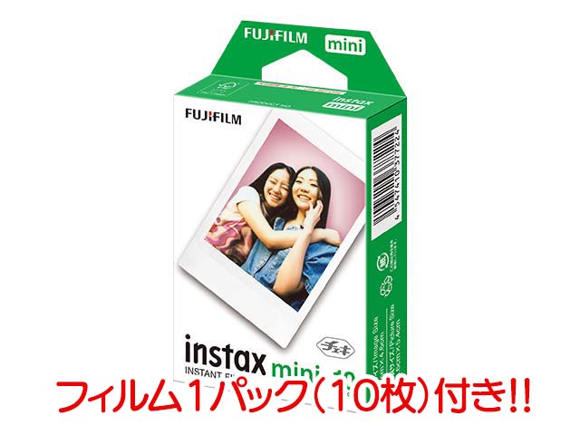 �u�`�F�L INSTAX mini �t�B�����v1�p�b�N10���t��
