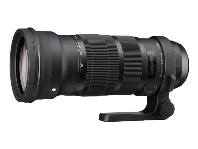 SIGMA 120-300mm F2.8 DG OS HSM／純正保護フィルタ付カメラ