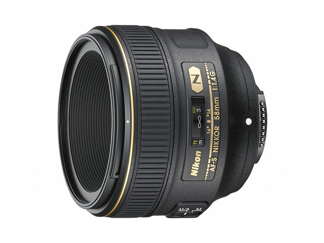 jR Nikon AF-S NIKKOR 58mm f/1.4G