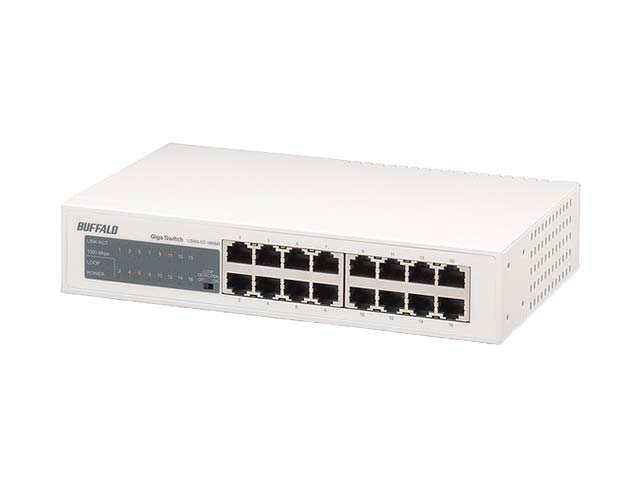 Giga�Ή��X�C�b�`���OHub LSW4-GT-16NSR
