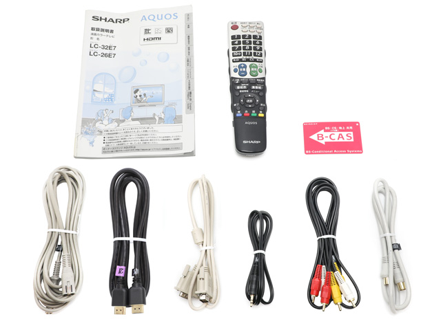 液晶テレビレンタル・地上デジタル放送受信 LC-32E7 シャープ AQUOS 液晶テレビ LC-32E7