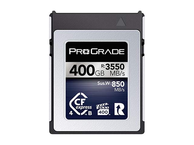 yVPG400zProGrade CFexpress 4.0 Type B IRIDIUM 400GB