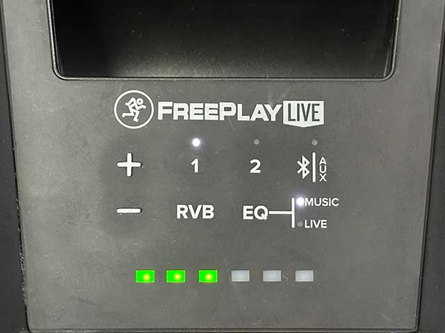 MACKIE FREEPLAY LIVE マッキーポータブルPAスピーカーの