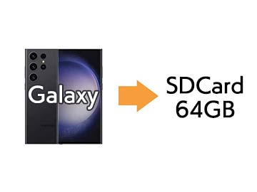 Galaxyデータ取り込みサービス(SDカード64GB)