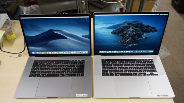 MacBook Pro 16インチと15インチを比較してみた｜カメラレンタルなら
