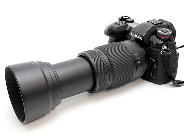 DC-G9 + LUMIX G VARIO 100-300mm/F4.0-5.6II POWER O.I.S. 300mmフード付